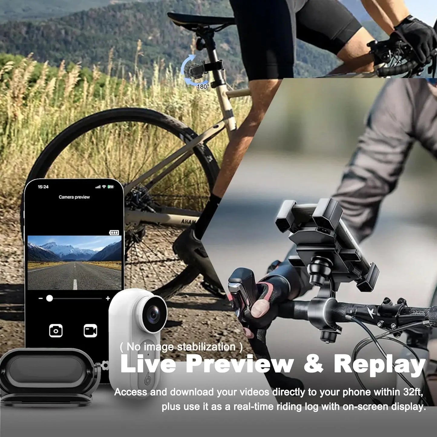 Wireless 1080P Mini Body Cam Compact Helmet Bike Vlog Camera Sports Action Video Recorder Waterproof Tiny Wifi Camcorder Bicycle